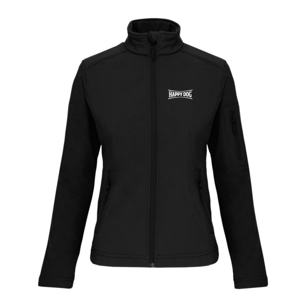 Dámská softshell bunda černá 3XL
