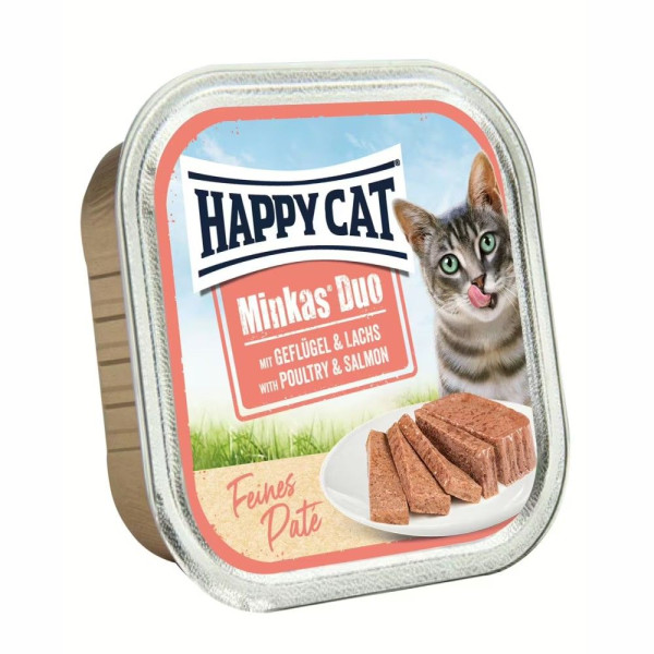 Minkas Duo Paté - Drůbež & Losos 100 g